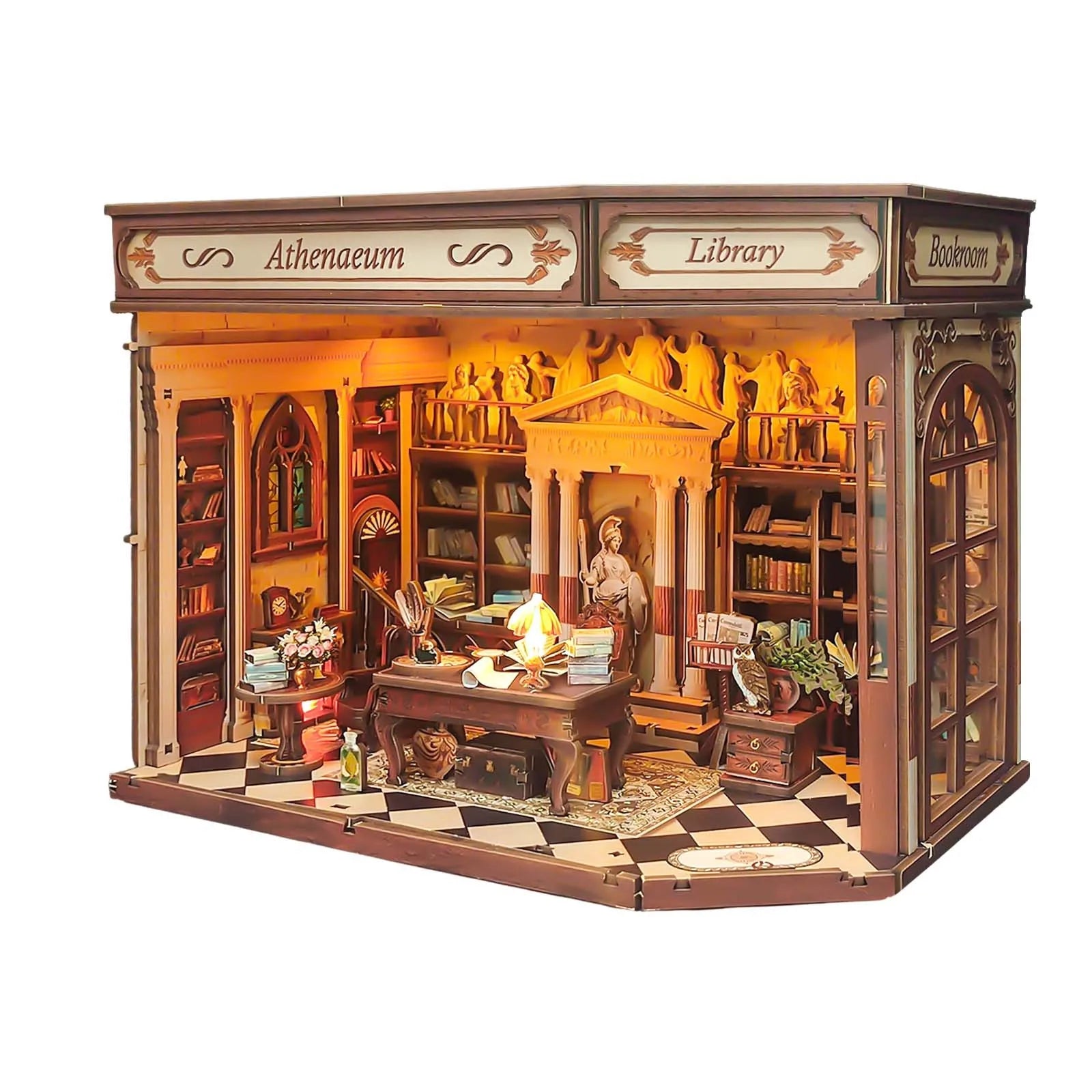 Athena's Study Casa - DIY Book Nook Kit - TryNooki