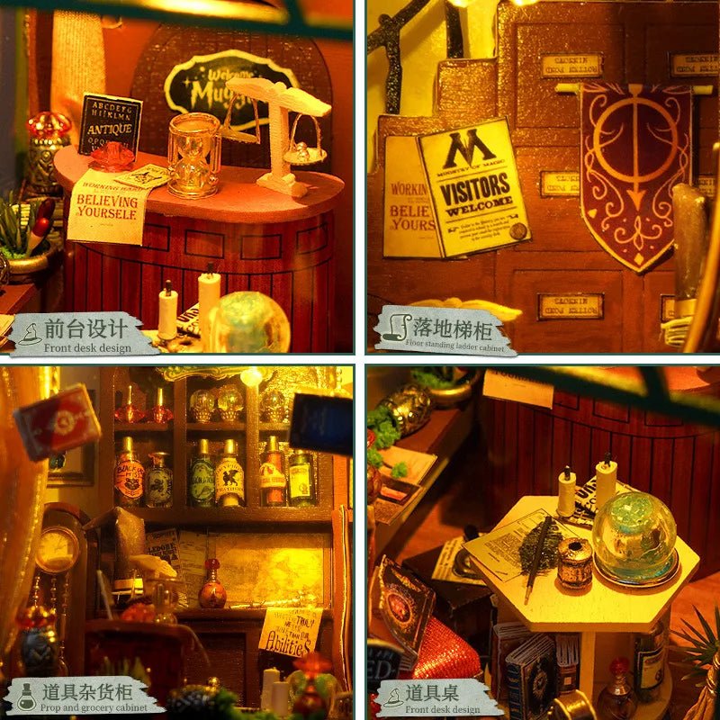 Sorcerer's Alley - DIY Book Nook Kit - TryNooki