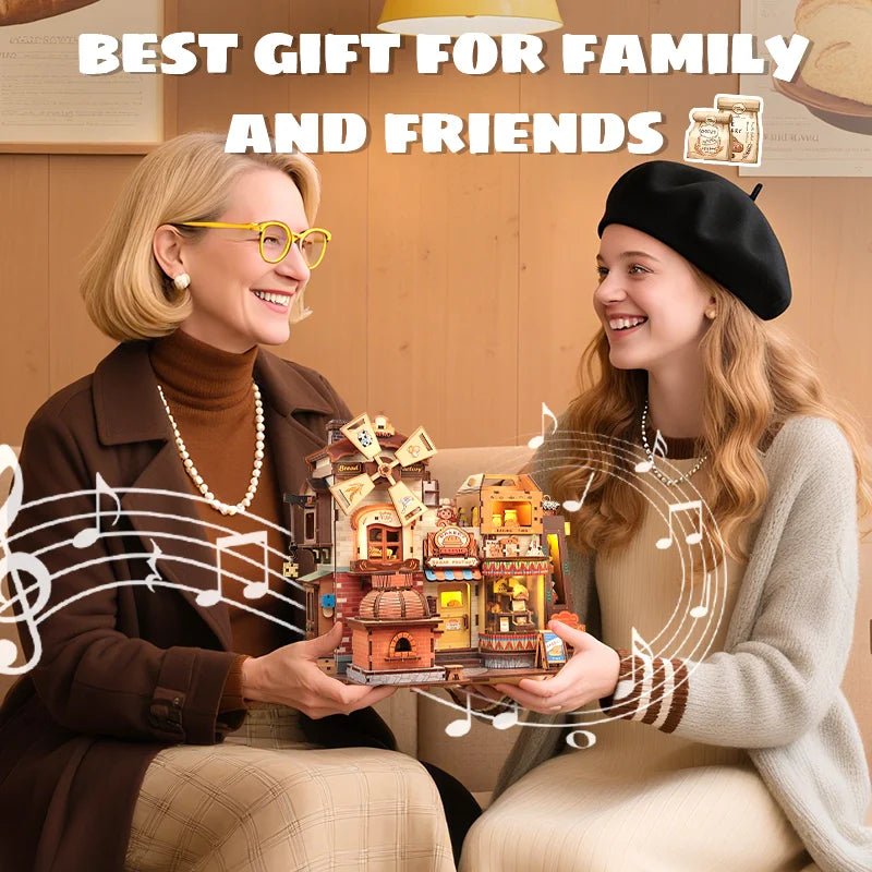 Factory Bread - 3D Wooden Music Box Puzzle Kit - TryNooki