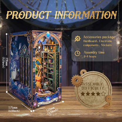 Mystic Emporium - DIY Wooden Book Nook Kit - TryNooki