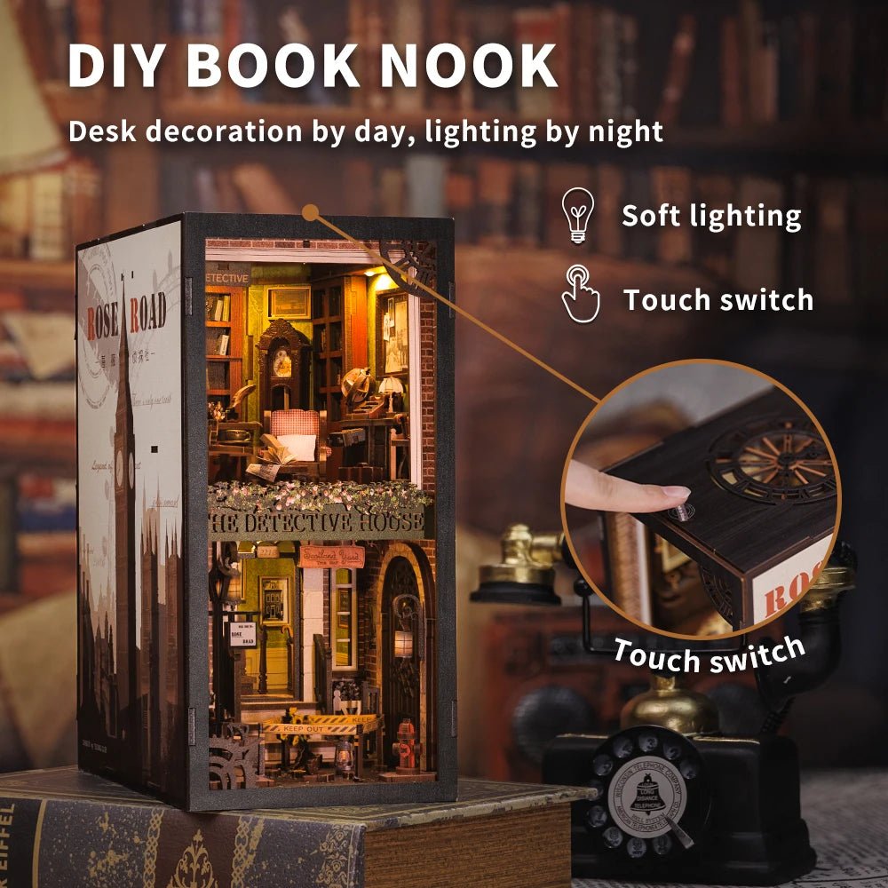 Rose Detective Agency - DIY Book Nook Kit - TryNooki