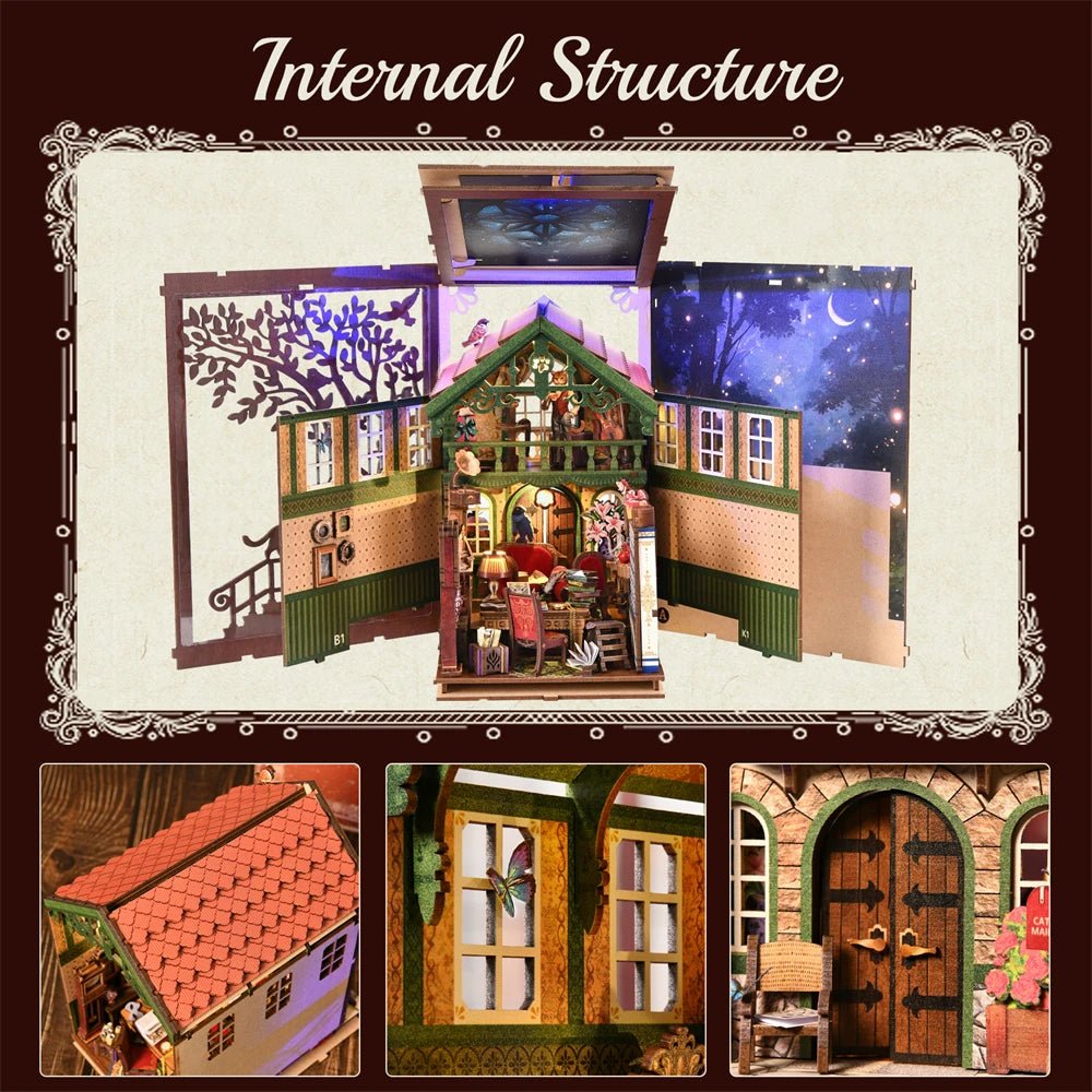 Cat Affairs Bureau - Book Nook Kit - TryNooki