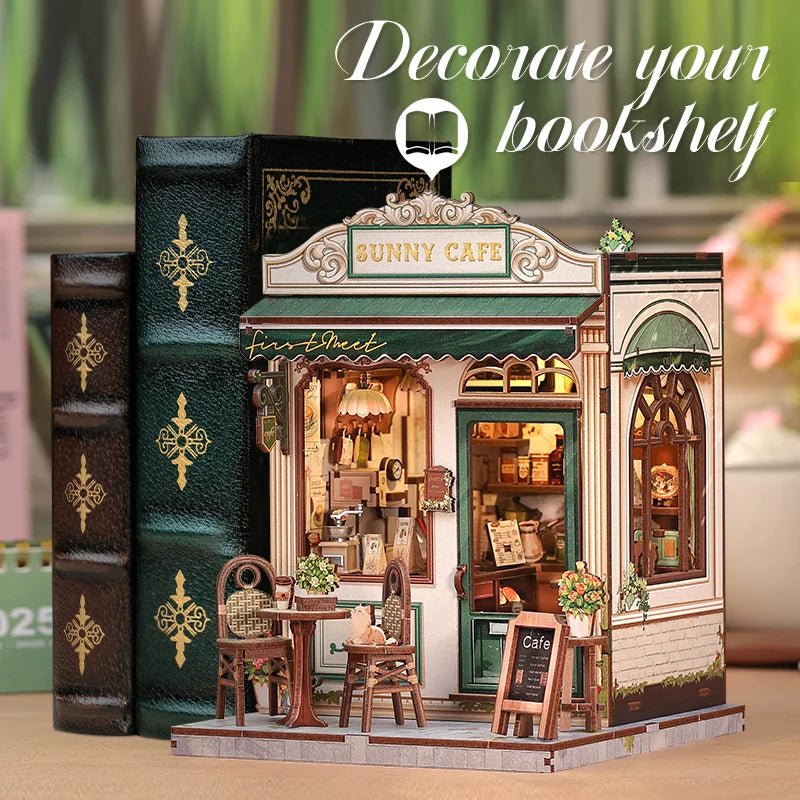 Sunny Cafe - DIY Book Nook Kit - TryNooki