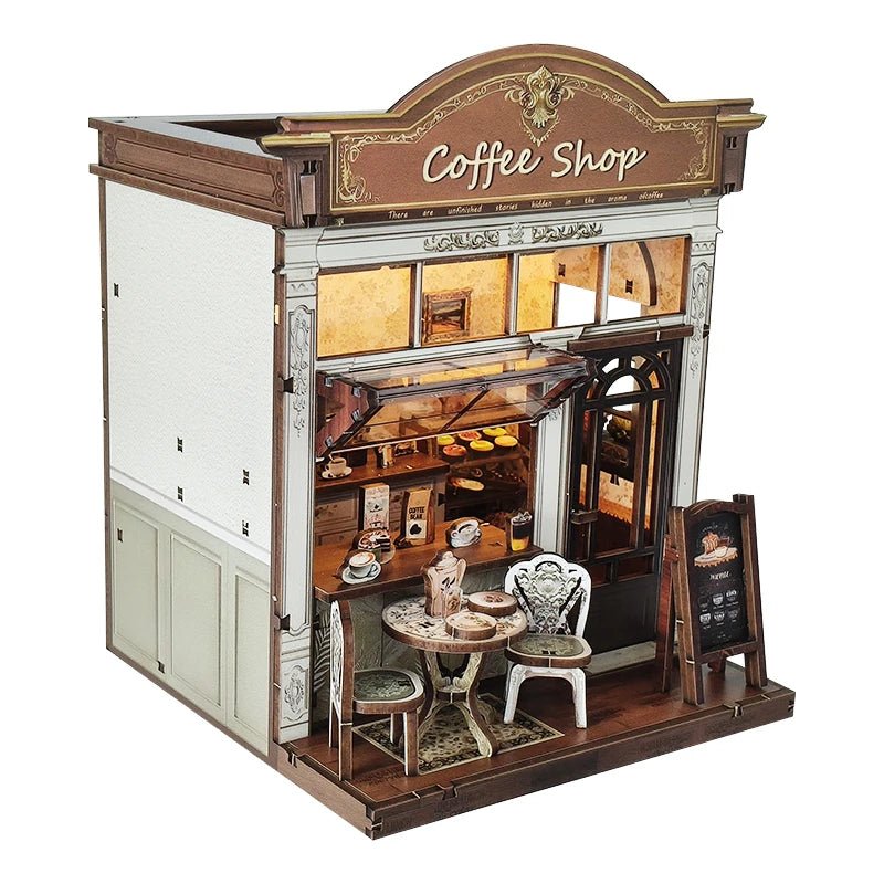Cozy Cafe Haven - DIY Miniature Coffee Shop Kit - NookFan