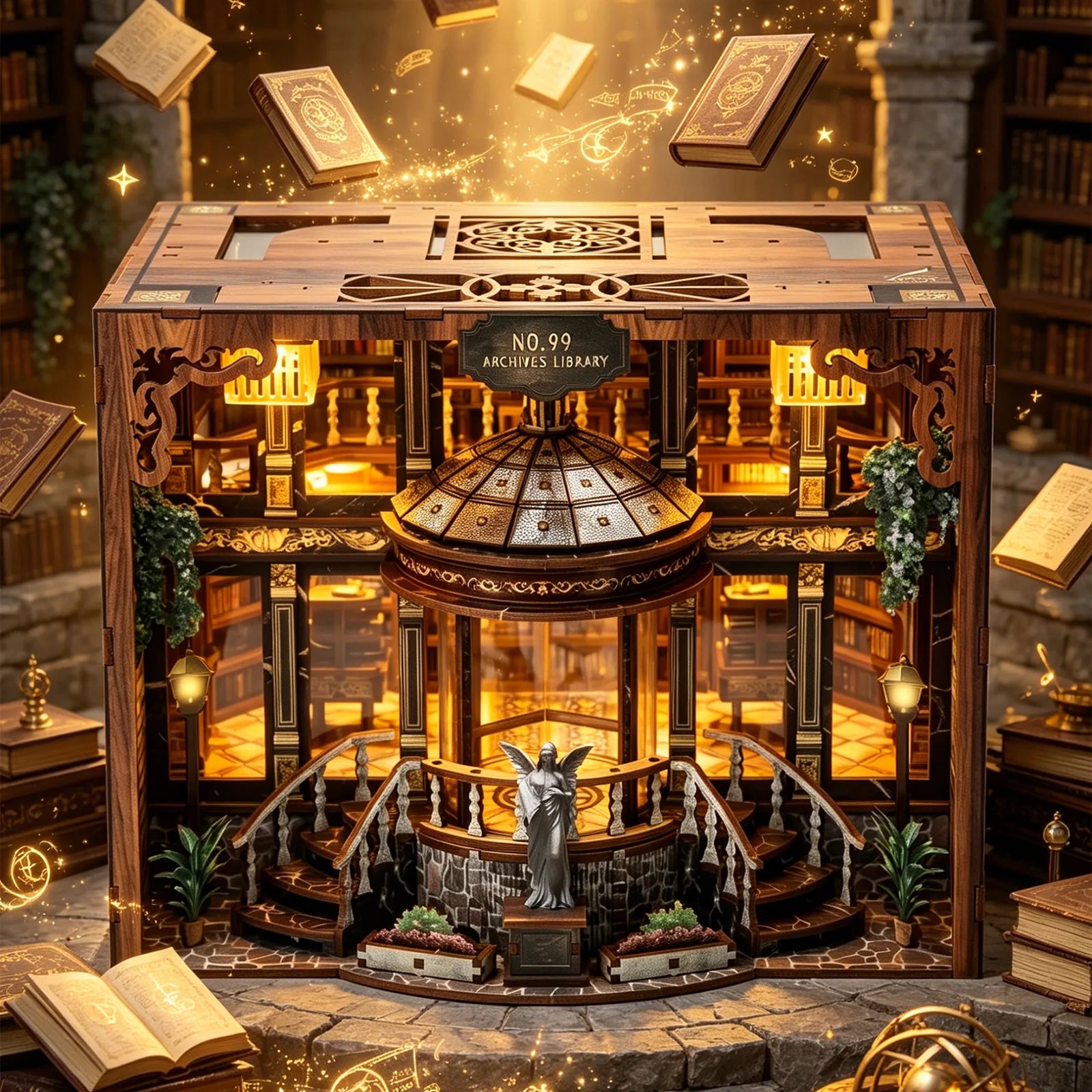 No.99 Archive Library Book Nook Kit