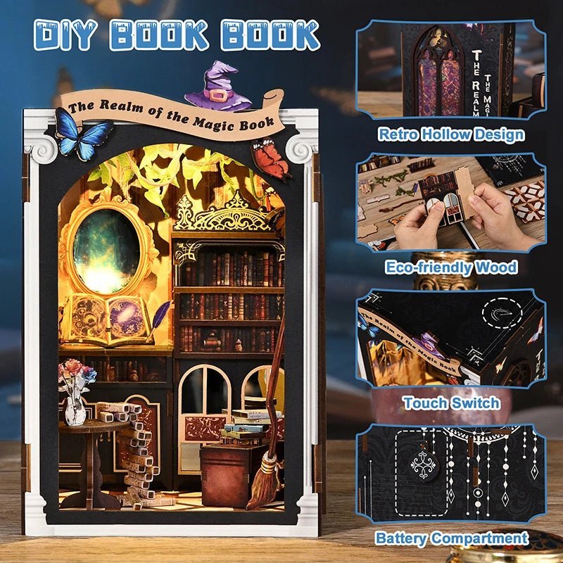 Realm of Magic Books - DIY Book Nook Kit - NookFan