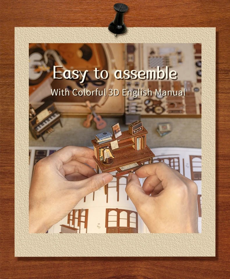 Secret Rhythm - DIY Book Nook Kit - TryNooki