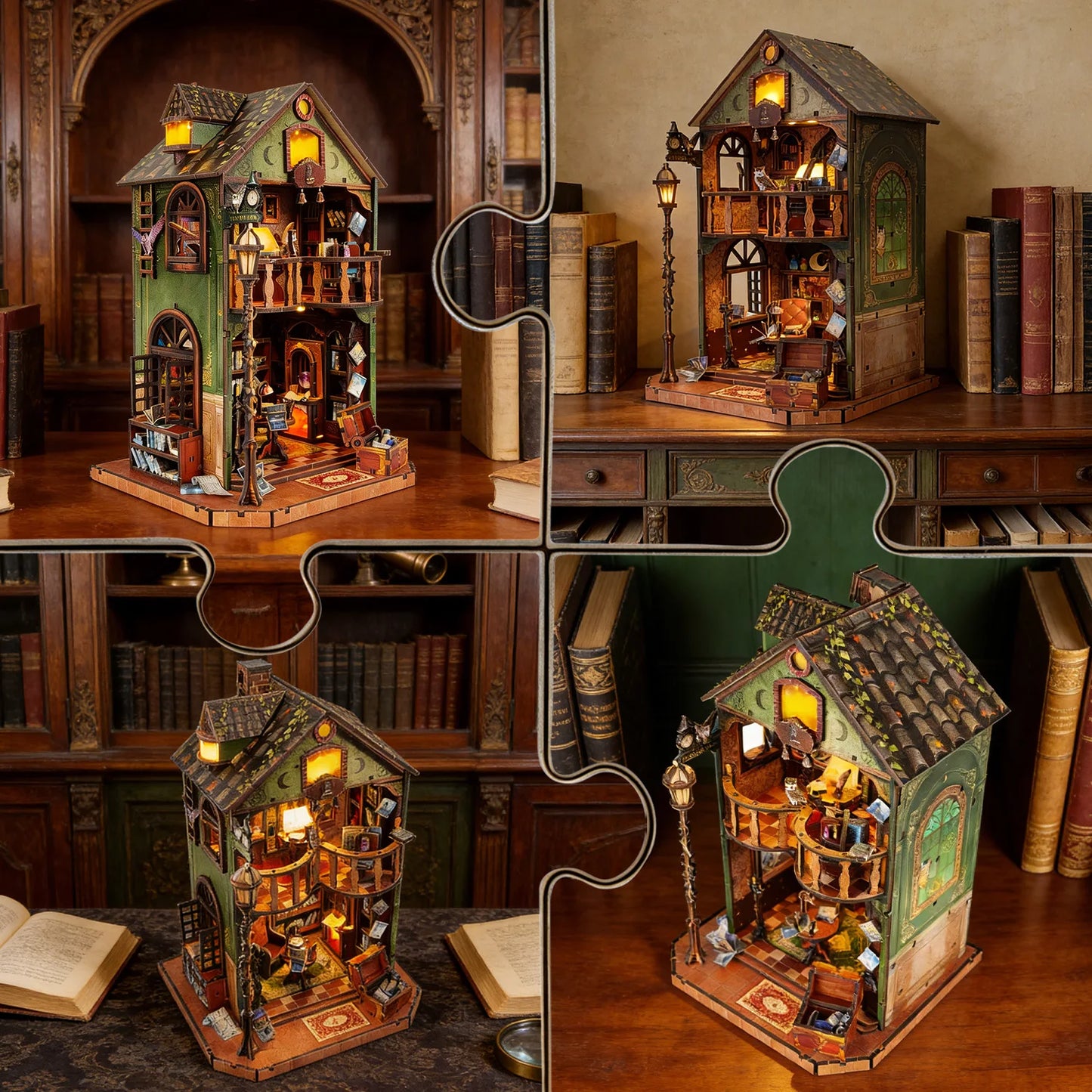Owl Library - DIY Book Nook Kit - TryNooki