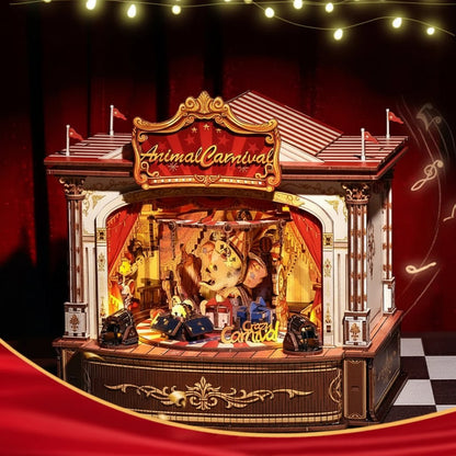 Animal Carnival DIY Book Nook Kit - TryNooki