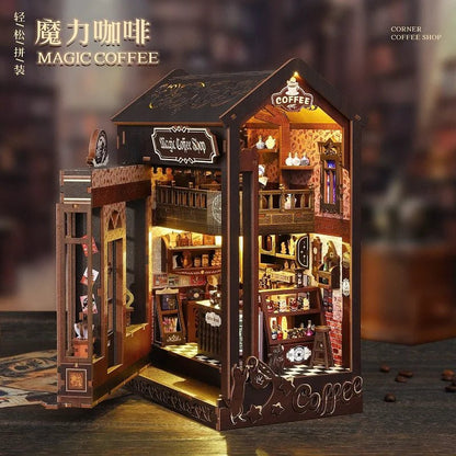 Cozy Coffee Corner - DIY Book Nook Kit - TryNooki