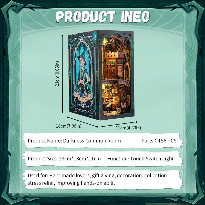 Darkness Common Room - DIY Book Nook Kit - TryNooki