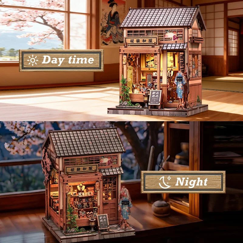 Sakura O Kimono - DIY Book Nook Kit - TryNooki