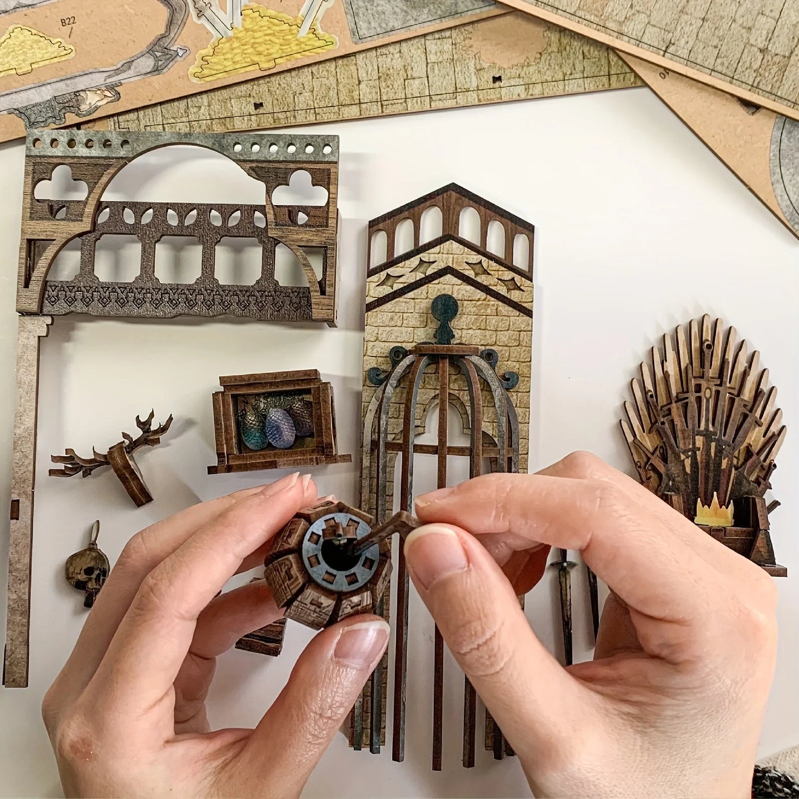 Dragon Castle - DIY Book Nook Kit - NookFan