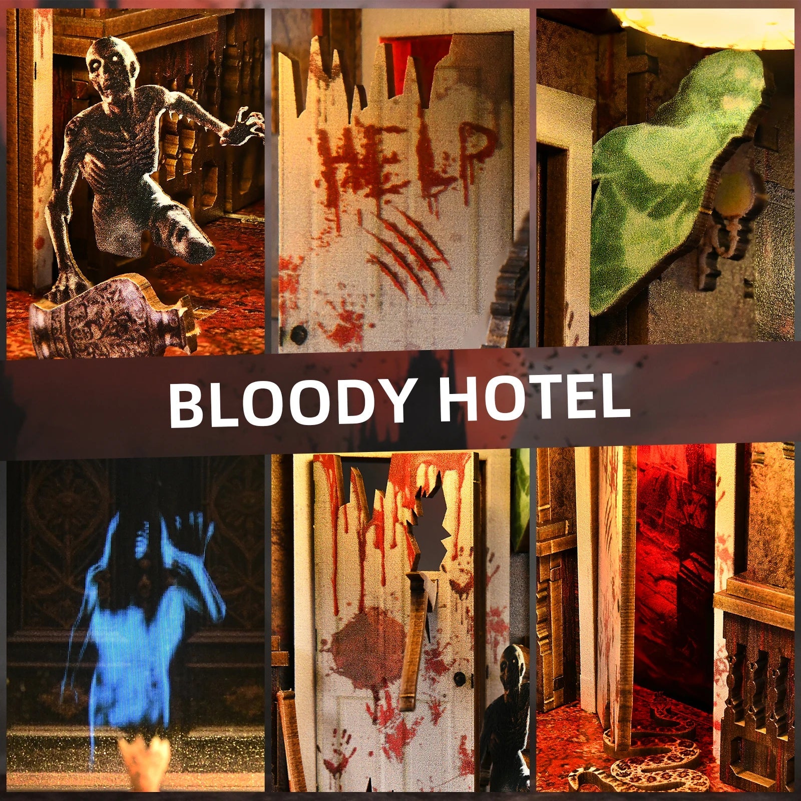 Haunted Hotel Book Nook Kit - TryNooki