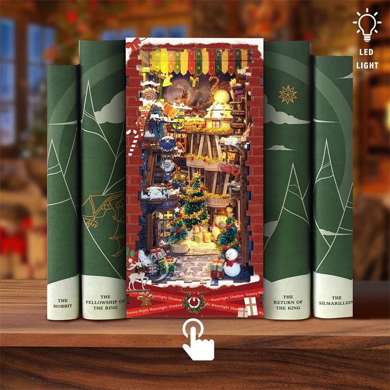 Festive Christmas Book Nook Kit - TryNooki