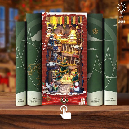 Festive Christmas Book Nook Kit - TryNooki
