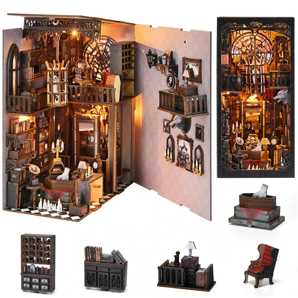 Dark Family Book Nook Kit - TryNooki