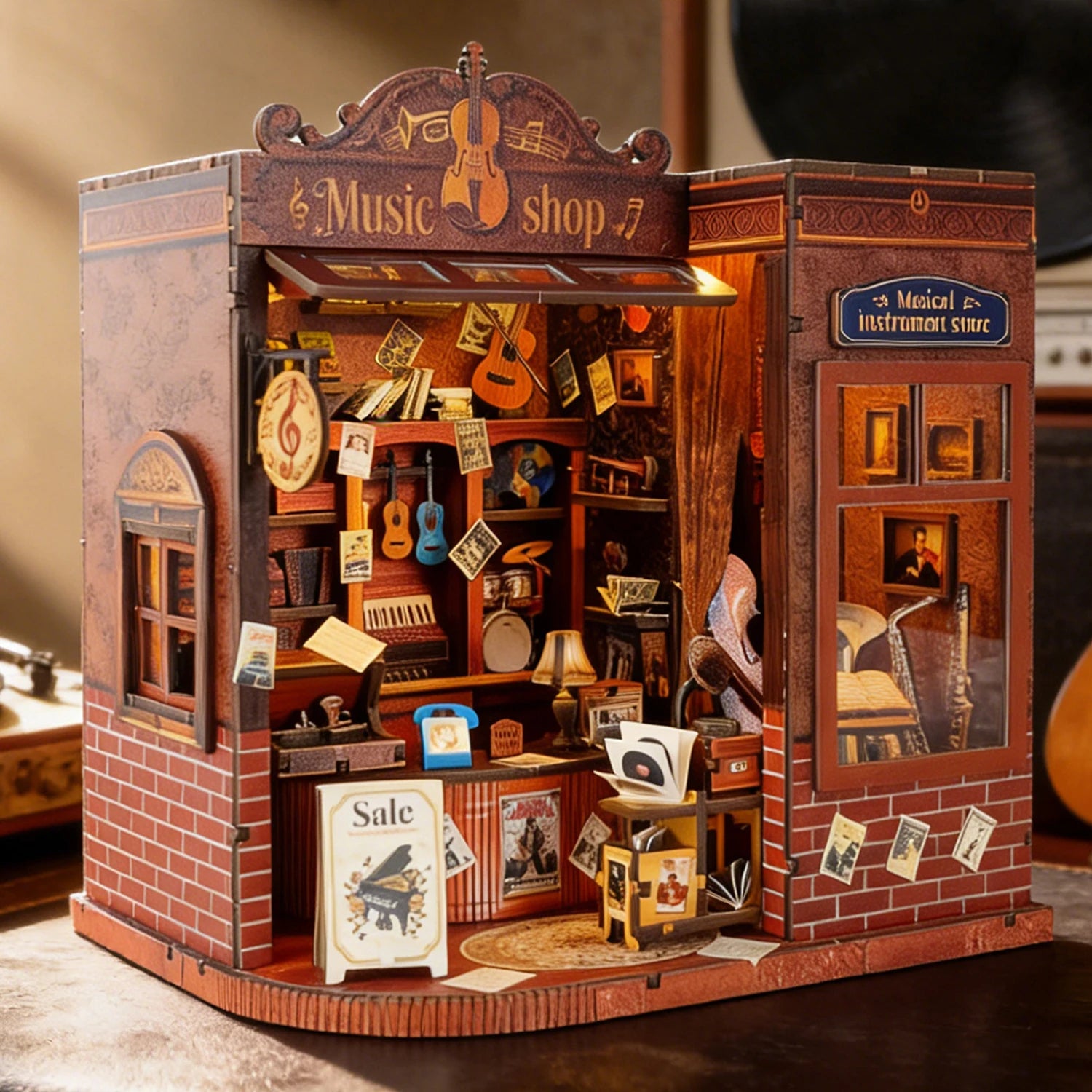 Music Shop - DIY Book Nook Kit - TryNooki