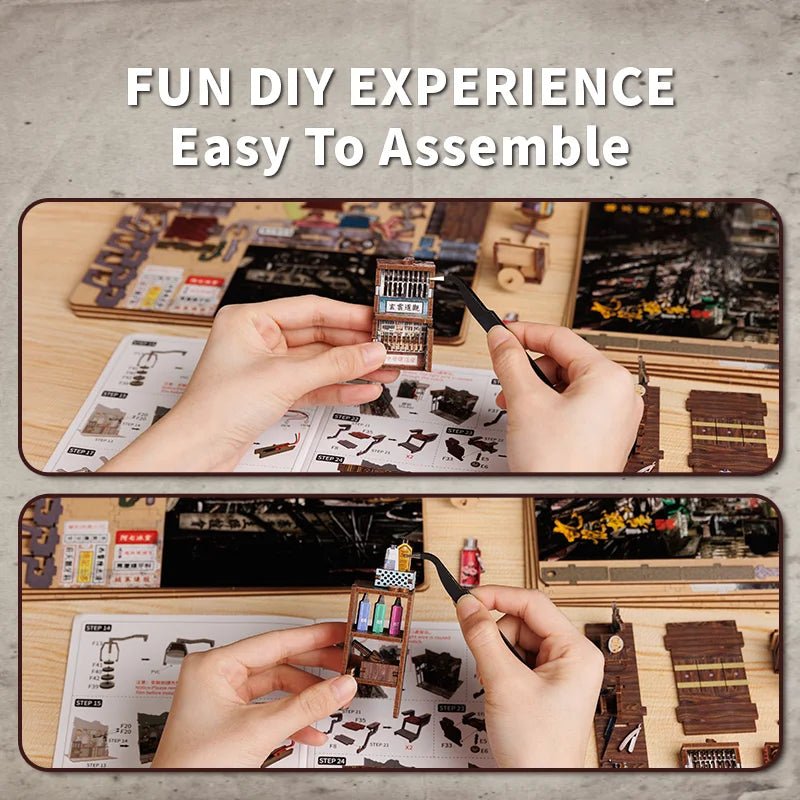 Twilight Walled City - DIY Book Nook Kit - TryNooki