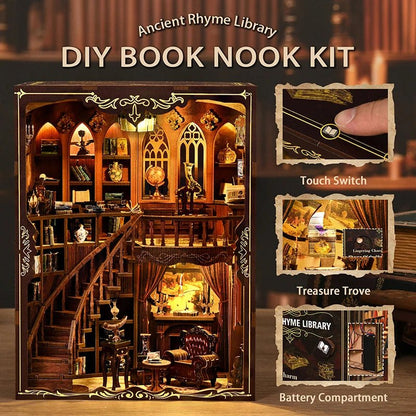 Ancient Library Book Nook Kit - TryNooki