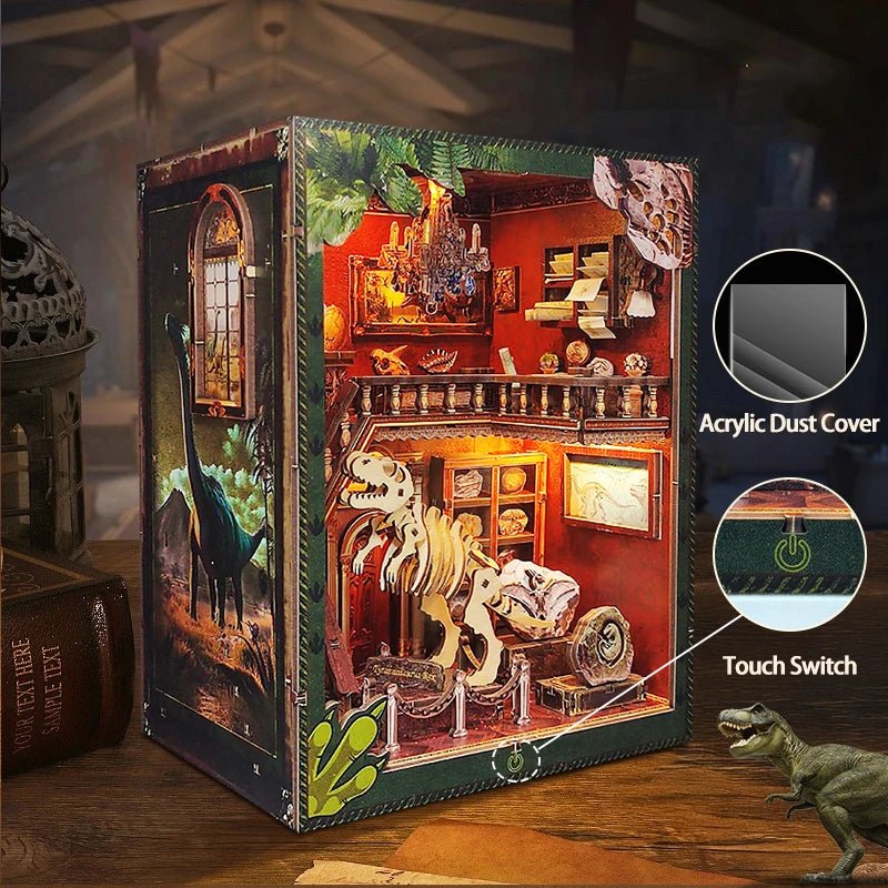 Jurassic Journey - DIY Dinosaur Museum Book Nook Kit - TryNooki