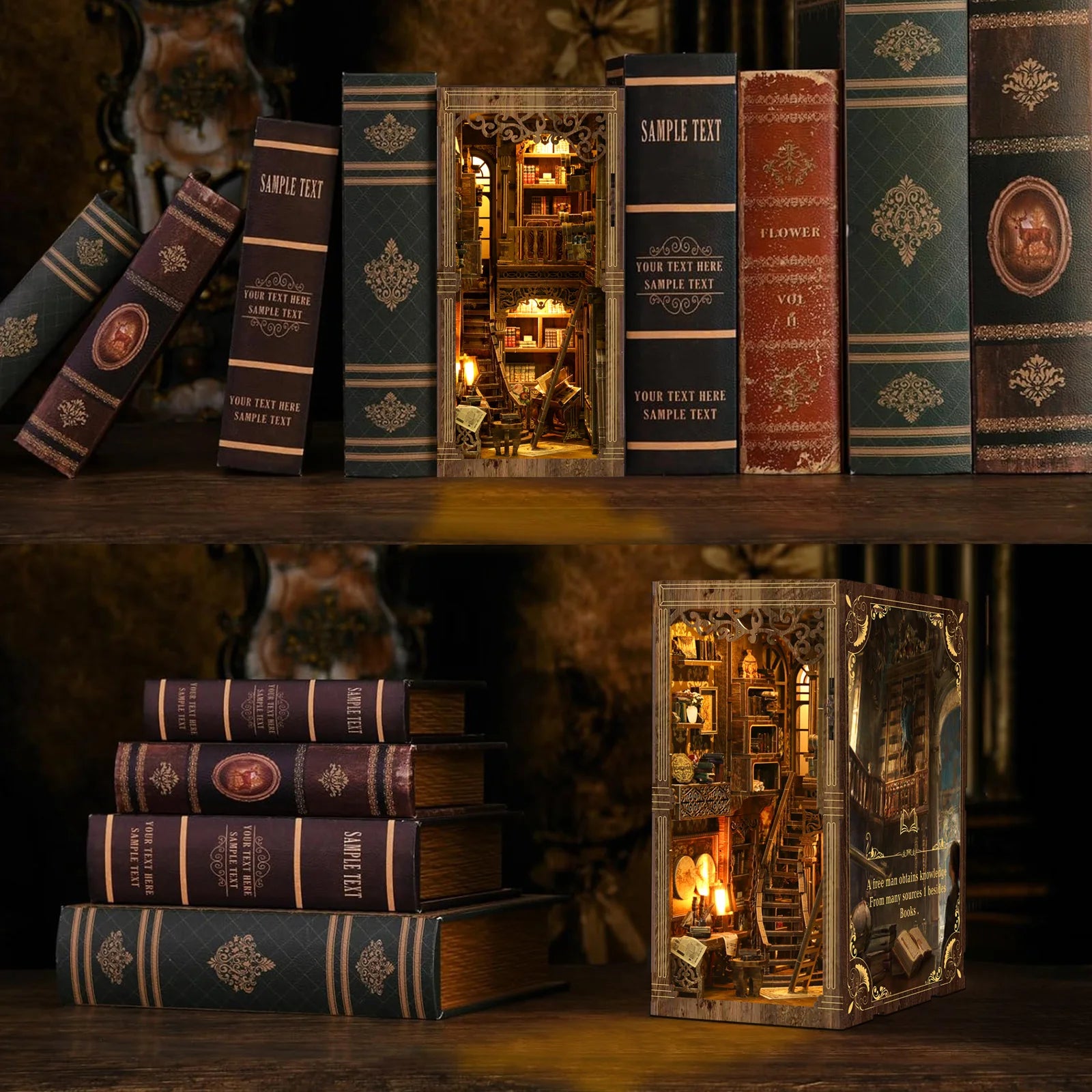 Vintage Book - DIY Book Nook Kit - TryNooki