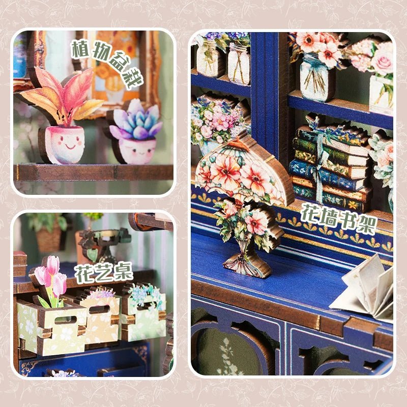 Love Flower Casa - DIY Miniature Wooden Dollhouse Kit - NookFan