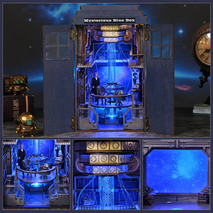 Mysterious Blue Box - DIY Book Nook Kit