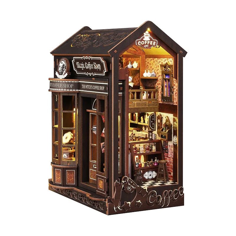 Cozy Coffee Corner - DIY Book Nook Kit - TryNooki