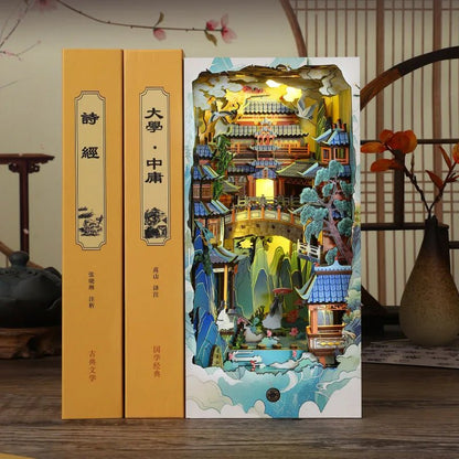 Penglai Wonderland - DIY Book Nook Kit - TryNooki