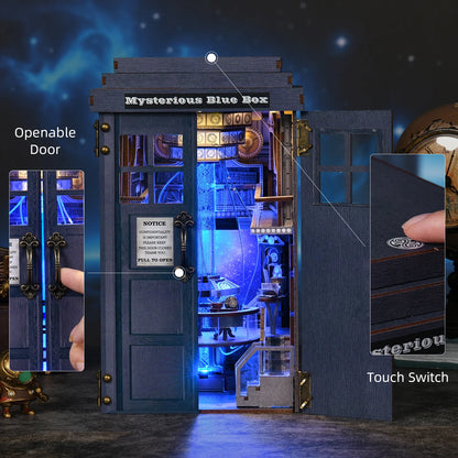 Mysterious Blue Box - DIY Book Nook Kit
