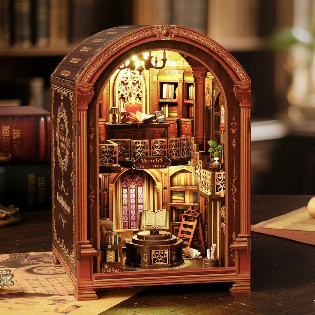 Wanguo - DIY Book Nook Kit - NookFan