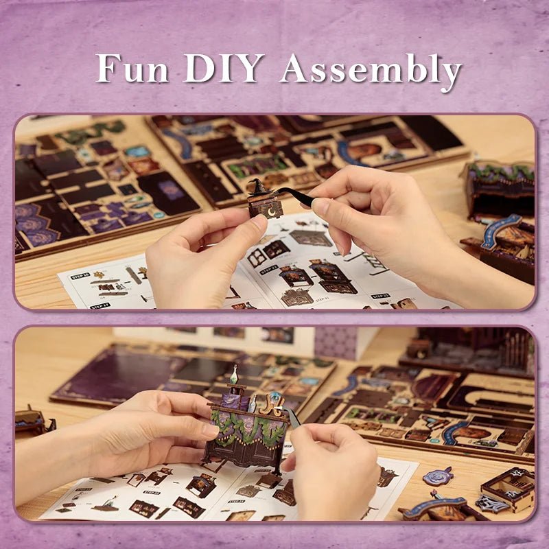 Astrology Bookshop - DIY Book Nook Kit - TryNooki