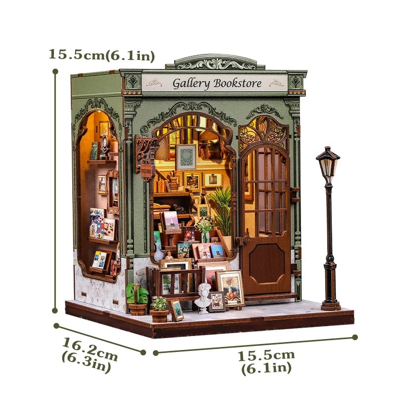 Gallery Bookstore - DIY Book Nook Kit - TryNooki