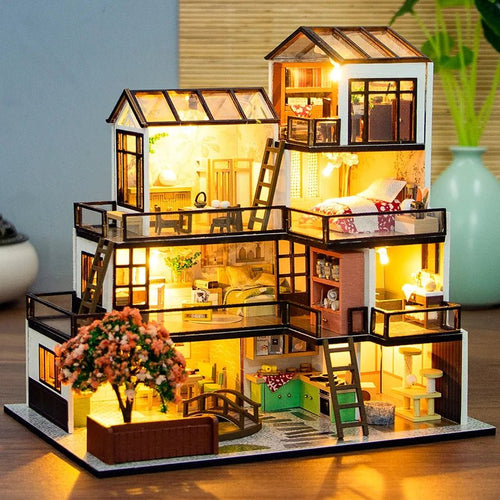 Dream Town Miniature Dollhouse Kit - TryNooki