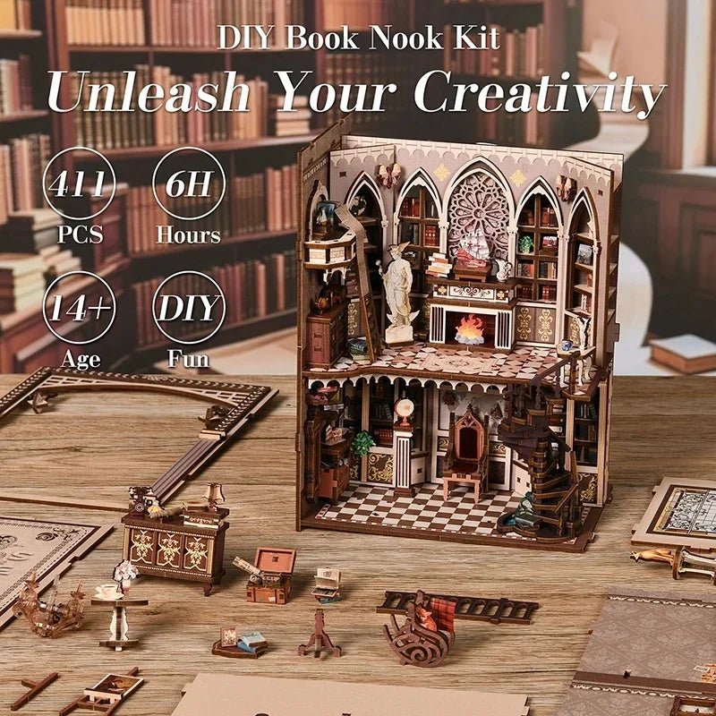 Traveler's Bookstore DIY Book Nook Kit - NookFan