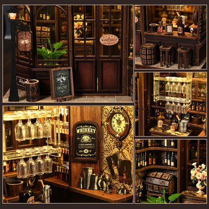 Cozy Corner Tavern - DIY Wooden Book Nook Kit
