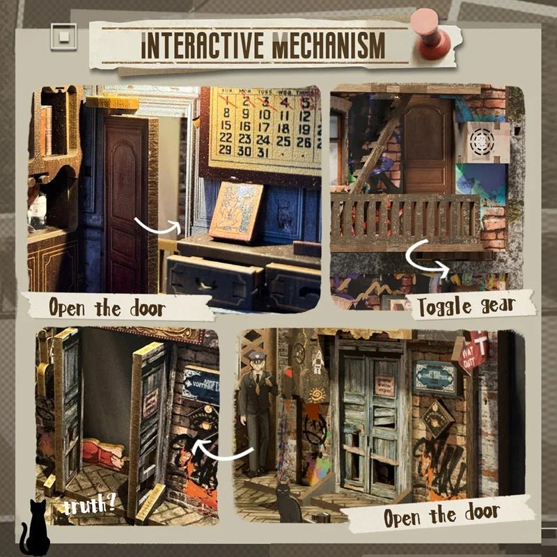 Train Mystery Case - DIY Book Nook Kit - TryNooki