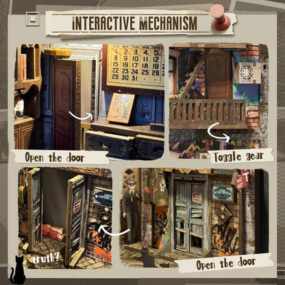 Train Mystery Case - DIY Book Nook Kit - TryNooki