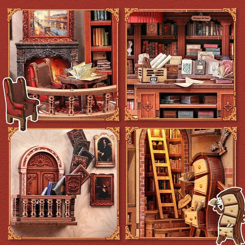 Thames Bookstore - DIY Book Nook Kit - TryNooki