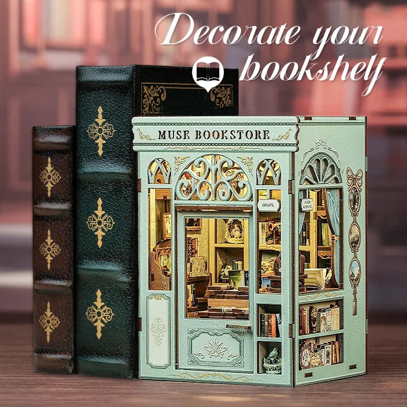 Muse Bookstore - DIY Book Nook Kit - TryNooki