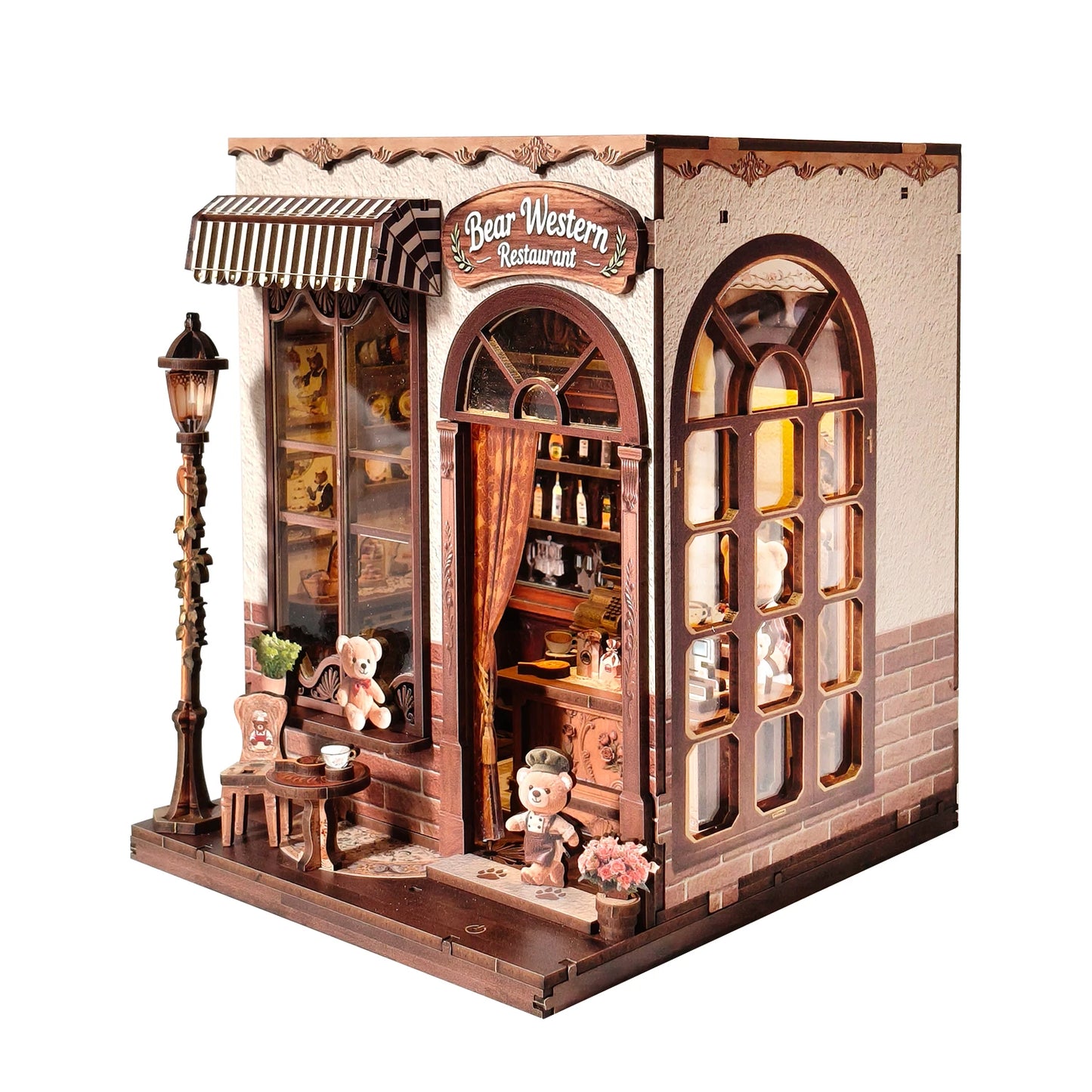 Bear's Bistro - DIY Book Nook Kit - TryNooki