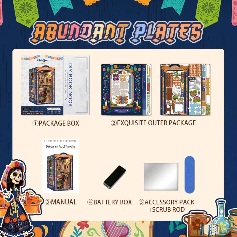 Plaza de los Muertos - Book Nook Kit - TryNooki