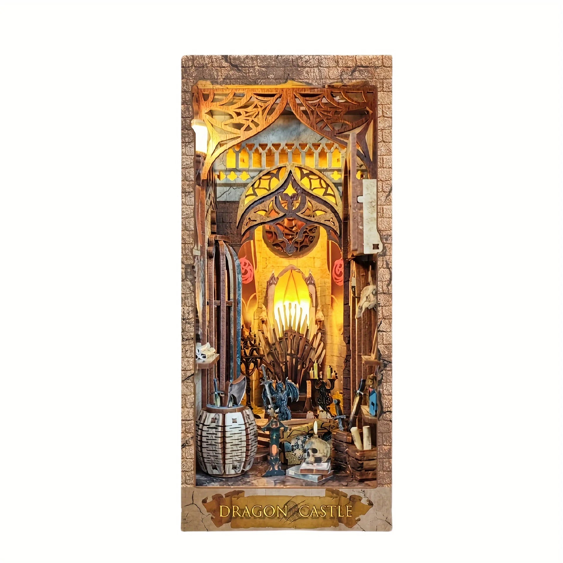 Dragon Castle - DIY Book Nook Kit - NookFan
