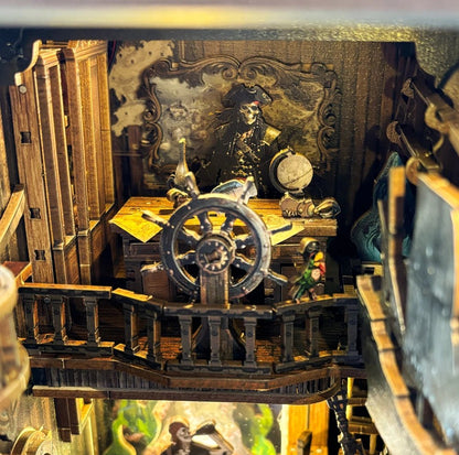 Pirate Ship Book Nook - TryNooki