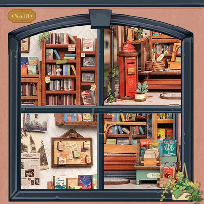 Jack's Bookery - DIY Book Nook Kit - TryNooki