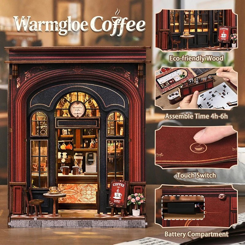 Warmglow Coffee Book Nook - TryNooki