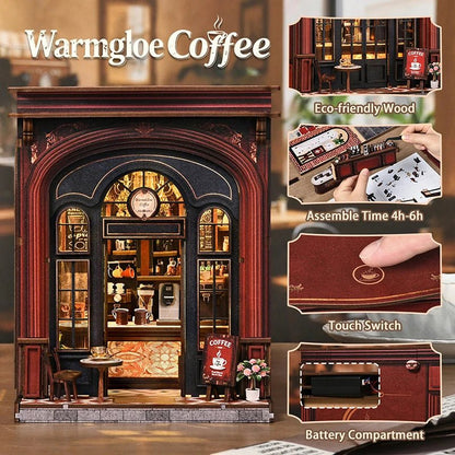 Warmglow Coffee Book Nook - TryNooki