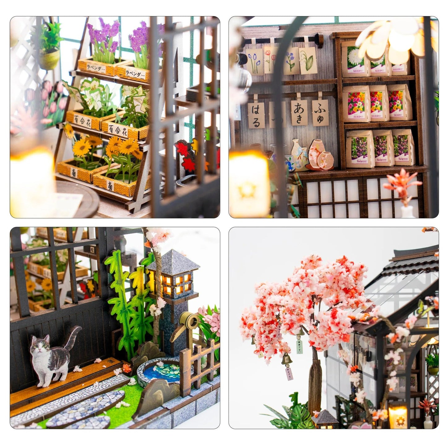 Sakura Bloom Greenhouse - Miniature World - TryNooki