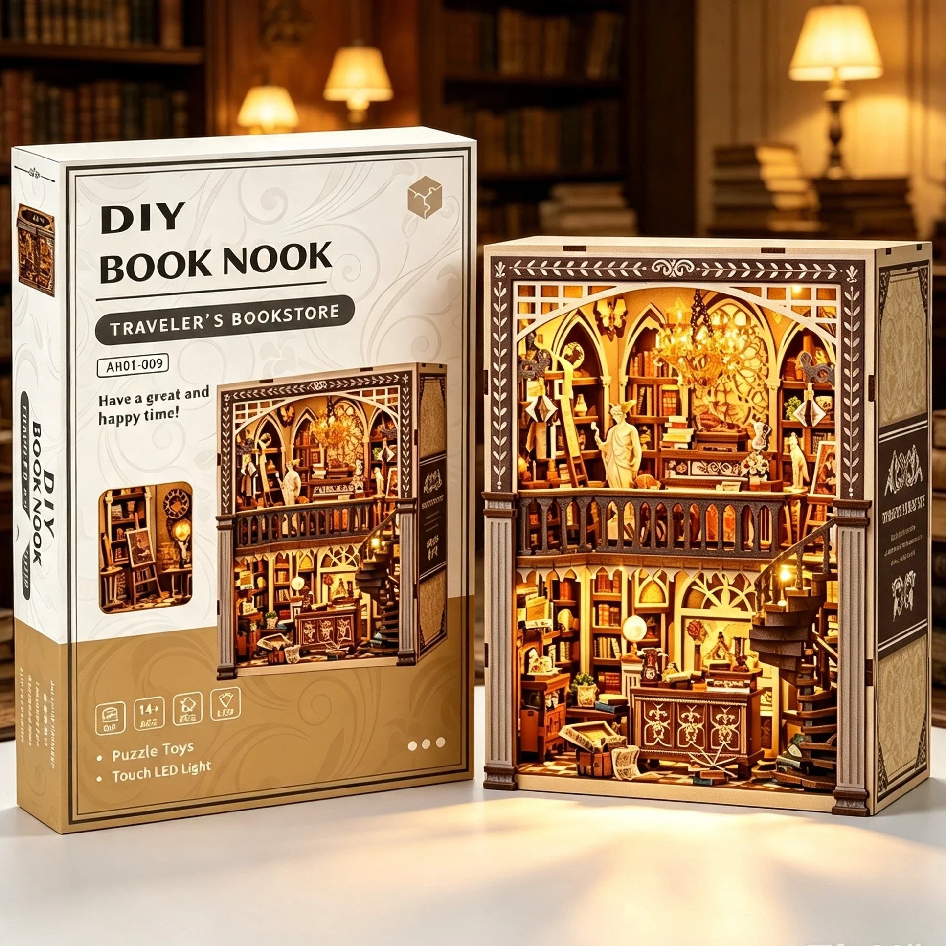 Traveler's Bookstore DIY Book Nook Kit - NookFan
